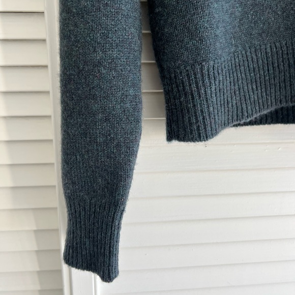 Naadam Cashmere Open Neck Polo Forest Green / XS - Picture 7 of 9